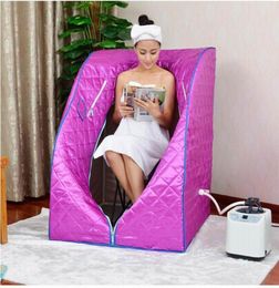 Portable 2L Home Steam Sauna Spa Full Body Slimming Loss Weight Detox Therapy6536928