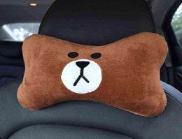 2Pcs Car Headrest Pillow Cartoon Neck Comfortable Soft Seat Head Rest Cushion Universal H22042296449099517723