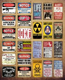 2021 Man Cave Metal Sign Warning Notice Parking Only Poster For Pub Bar Club Wall Decor Keep Out No Trespassing Vintage Plaque Siz8886433