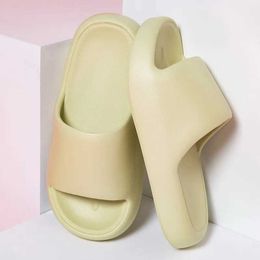 Slippers Summer Beach Sandals Men Woman 2023 Thick Platform Bathroom Home Fashion Soft Sole Eva Slides Non-Slip Flip Flops01XT6C H240322RAHC H240322
