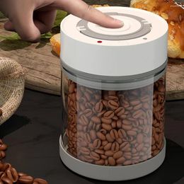 Bottles 600/950ml Useful Sealed Tank Airtight Container High Capacity Fresh-keeping Electric Vacuum Coffee Beans Tea Jar
