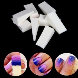 Whole 24pcs New Woman Salon Nail Sponges Stamp Stamping Polish Transfer Tool DIY for UV Acrylic Colors Gel Manicure Accessory2100341