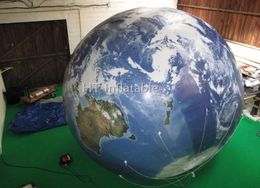 2m Printing Giant Inflatable Globe Ball Inflatable Earth Globe Big Size World Globe For Advertising6018999