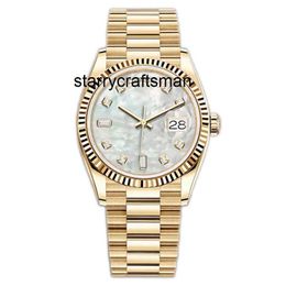 Luxury Watch Rlx Clean Movement Calendar/date Diamond Womens Luminous Waterproof Wristwatches Luxury Folding Wristwatch 41/36/31/28mm l