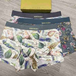 Mens Underpants Designers Boxers Brands Underpants Sexy Classic Mens Boxer Casual Shorts Underwear Breathable Cotton Underwears 3pcs With Box Asian size l-3XL