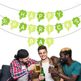 Party Decoration Outdoor St. Patrick's Day Banner Luck Of The Irish Flag Celebration Decor For Home Mantel