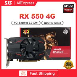 SJS GeForce RX 550 RX580 RTX 1660S RTX 2060S Super 4G 6G 8G GDDR5 GDDR6 Video Card Graphics Cards Gaming GPU placa de video