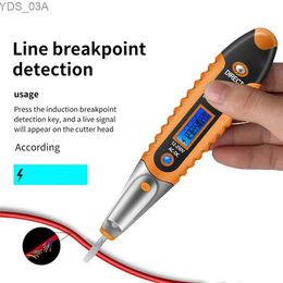 Current Meters Voltage Tester Pen Induction Test Pencil Voltmeter Power Detector Electrical Screwdriver Indicator Voltage Detector Sensor pen 240320