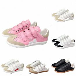 ami Shoes Designer Runway Shoes Isabel Paris Marant Sneakers Beth Grip-strap Leather Low-top Beth Leather Sneakers Fi Designer Isabel Trainers l8lT#