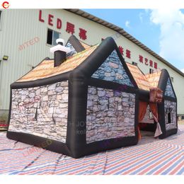 10x6x6mH (33x20x20ft) With blower Free Ship Outdoor Activities party and events rental Large inflatable Irish pub inflatable bar tent