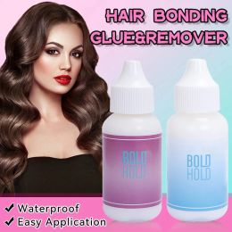 Adhesives Lace Glue Bold HOLD Waterproof Wig Glue Invisible Hair Replacement Adhesive For Toupee+Wax Stick For Wig Hair Finishing Cream