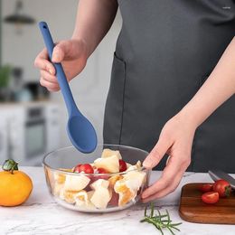 Spoons Silicone Spoon Long Handle Salad Stirring High Temperature Resistance Non Stick Pan Kitchen Cutlery