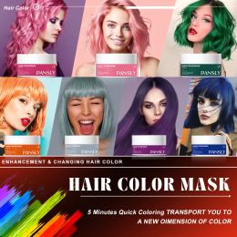 Treatments DIY hair Colour hair mask without damaging hair 10 Minutes Of Colouring Seven Colours hair care and Colouring 2 in 1 healthy beauty