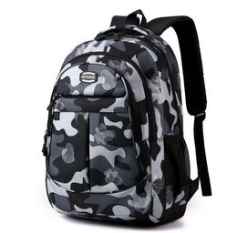 School Bags 2024 for Teenagers Travel Camouflage Large Capacity Boys Printing Men Backpack unisex oxford sport packs