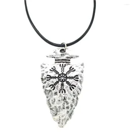 Pendant Necklaces Vegvisir Compass Amulet Viking Jewellery Woman Male Necklace Nordic Talisman