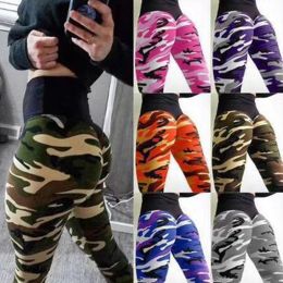 Outfit Classic Camouflage Legging Army Green Print High Waist Yoga Pants Sports Jegging For Women Workout Hip Lifting Exercise Trousers