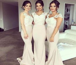 2016 Embellishment Beauty With Sash Bridesmaid Dresses Long Cheap Prom Evening Wedding Occasion Trumpet Romantic Bridesmaid Dress 9752370