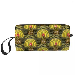 Storage Bags Yayoi Kusama Makeup Bag Women Travel Cosmetic Organiser Kawaii Pumkin Abstract Painting Toiletry