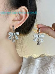 Branddesigner Western Empress Dowagerearring Stud Xis Black Bow Saturn Plain Ring Premium Earrings for Women
