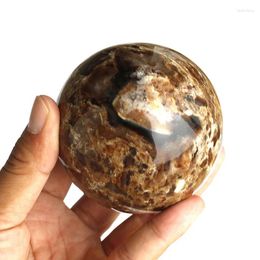 Decorative Figurines 1 Pcs Natural Grey Opal Stone Sphere