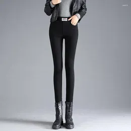 Women's Jeans Korean Fashion Print Pencil Women Plus Size High Waist Elastic Stretch Denim Pants Slim Female Push Up Skinny Legging Jean
