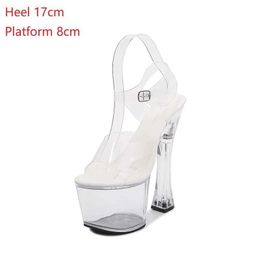 Dress Shoes Women Sandals Sexy High Heels Large Size Womens Crystal Catwalk Summer Stiletto Nightclub Platform H240321GVI8BG7L