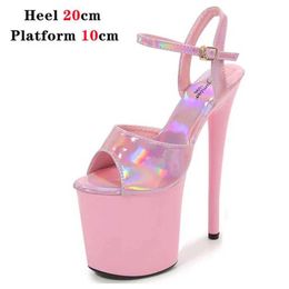 Dress Shoes Heel Pole Dance Stripper High Heels Women Sexy Show Sandals Party Club 13 15 17 CM Platform High-heeled H240321MWNKHO93