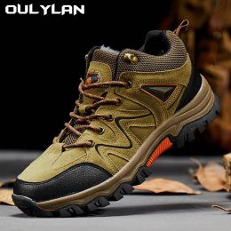 Boots Oulylan Non Slip Men's Trekking Shoes Tactical Military for Men Men Hiking Shoes Climbing Shoes Outdoor Hiking Boots Breathable