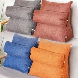 Pillow 1PC Wedge Triangle Cover Without Filler Sofa Bed Back Waist Backrest Pillowcase Leg Side Body Throw 45x45x22cm