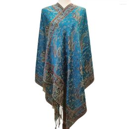 Scarves Tassel Long Scarf Fashion Paisley Imitation Cashmere Headkerchief Sun-Resistant All-Match Pashmina