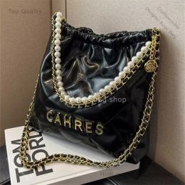 designer bag tote bag High and Lingge Pearl Women's Bag New version One Shoulder Bucket Bag with niche design crossbody 75% Cheap Outlet wholesale 6FH1