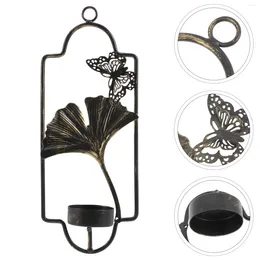 Candle Holders Wall Hanging Holder Fashionable Candlestick For Party Candleholder Stand Sconce Chic Mount Mounted Metal