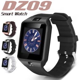 Relógio inteligente dz09 pulseira inteligente sim android esporte relógio para celulares android reloj inteligente com baterias de alta qualidade
