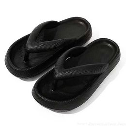 Slippers Thick Platform Flip Flops Woman Beach Sandals Soft Vintage Anti-Slip Couple Outdoor Summer Fashion Eva Men Slides01RG6G H240322