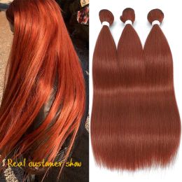 Weave Weave Super Long Straight Hair 1836 Inch Synthetic Straight Hair BUndles Bone Straight Thick Full to End Free Shipping