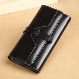 Wallets 2024 Fashion Retro Long Wallet Women's Handbag