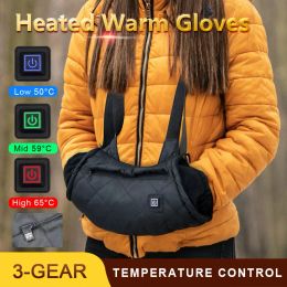 Gloves Electric Heated Hand Warmer Fast Heating Thermal Glove Waist Bag Three Gear Adjusting Winter Intelligent Heating Outdoor Gloves