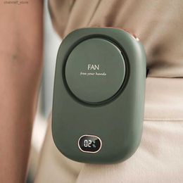 Electric Fans Neck Fan Mini Clip Fan Handheld Fan Personal Portable Air Conditioner Neck Fan Clip FanY240320
