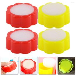 Gift Wrap 12 Pcs Sponge Cylinder Hand Wet Device Sponges Moistener Cash Counting Quincunx Office Supply Fingertip