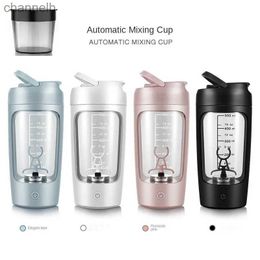Water Bottles 650ml USB Type-C Electric Portable Whey Protein Shaker bottle Fully Automatic Stirring Cup Rechargeable Gym BA Cocktail Blend yq240320