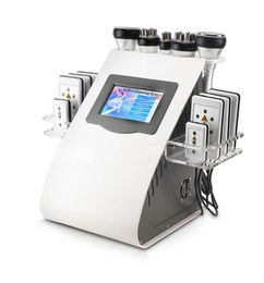 Model 40k Ultrasonic Equipment Liposuction Cavitation 8 Pads Vacuum Skin Care Salon Spa Body Shaping Beauty Machine US EU UK AU8610712