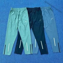 Mens pants tech sweatpants sports pants Summer Ice silk breathable graffiti running pants Casual quick drying pants Fitness pants Fashion street pants