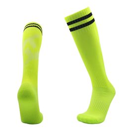 Sports Socks Soccer For Kids And Adt Football Stocking Over Knee Stripes Long Tube Absorbent Sweat Anti Slip Sock Drop Delivery Outdoo Dhnfp