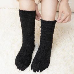 Women Socks 3 Pairs High Quality Casual Shopping Mid-Calf Winter Soft And Comfortable Warm Home Indoor Slipper