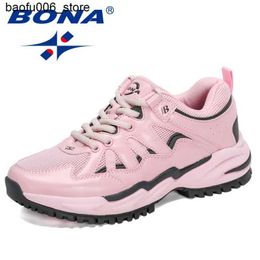 Casual Shoes BONA New Designers Classic Sports Shoes Womens Mesh Breathable Running Shoes Womens Walking Shoes Slow Running Shoes Q240320