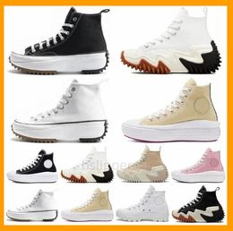 Designer Luxury Casual Shoes Platform Boots Sports Shoes Fashion Canvas Run Hike Star Black and White High Low Mens Womens Thick Sole Shoes