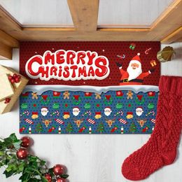 Carpets Christmas Day Mat European And American Cartoon Decoration Porch Bathroom Door Entry