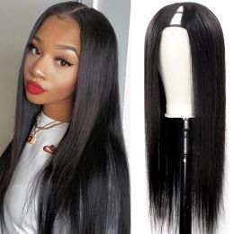Wigs Straight V Part Wig No Leave Out Glueless Brazilian Human Hair Wigs For Women Pre Plucked Full Machine Made Wig Free Shipping