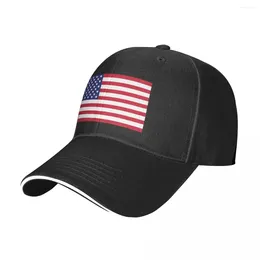 Ball Caps American Flag Baseball Cap Art Y2k Cute Hip Hop Hats Summer Female Male Kpop Breathable Design