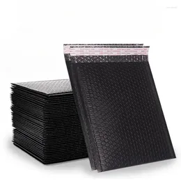 Storage Bags Black Bubble Envelope Bag Thick -absorbing Pearl Film Self-adhesive Express Clothing Book Transport Air Package